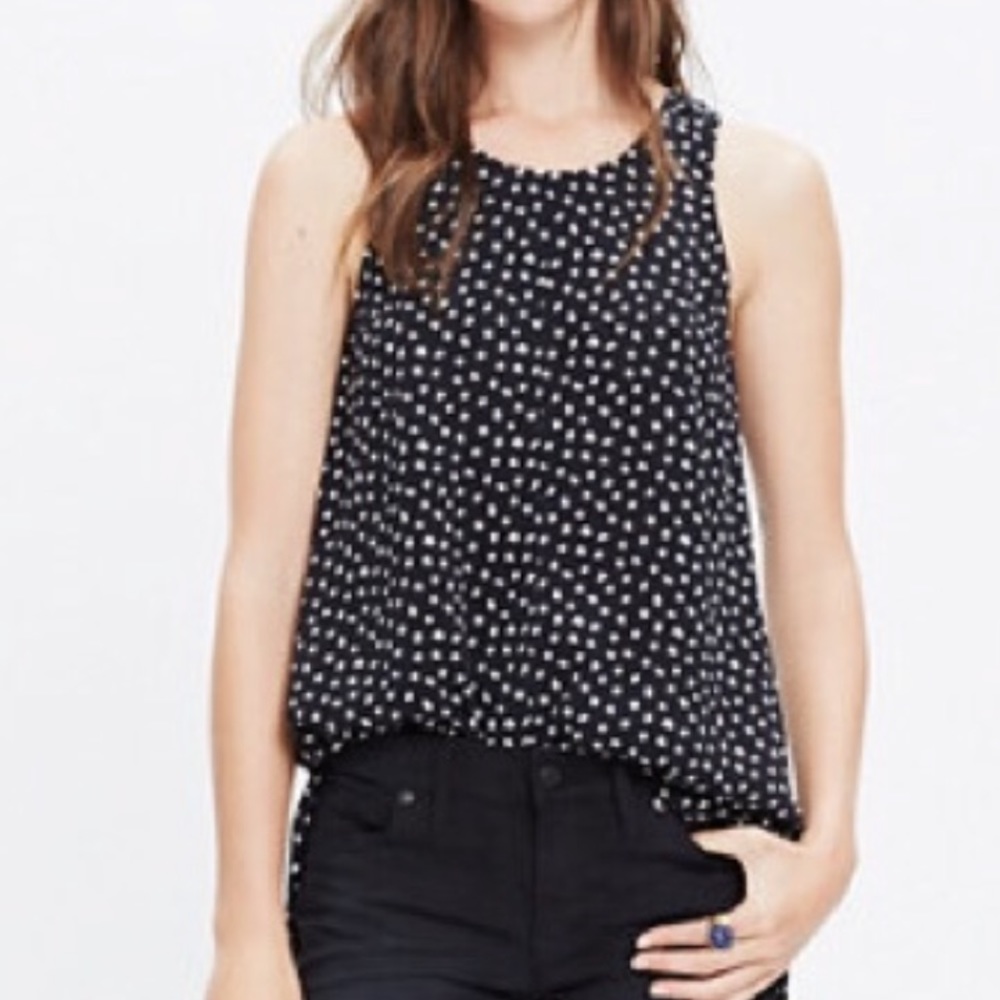 Madewell Racerback Tank in star flurry